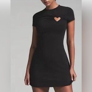 Skims Heart Cutout Mini Dress Women's M